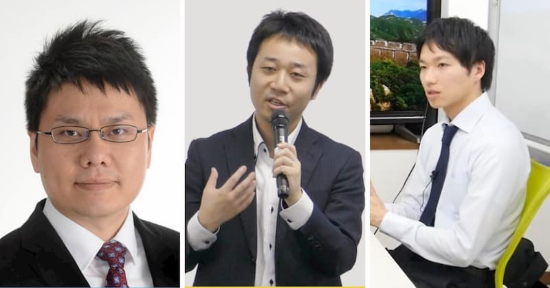 佐藤晴彦さん、森田拓真さん、会田周作さん